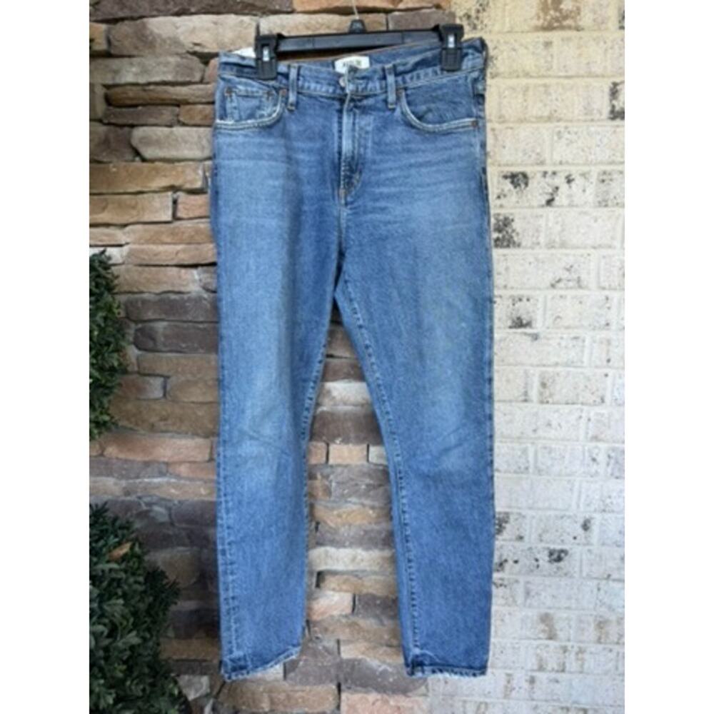 AGOLDE Toni Mid Rise Straight Jeans Women's Size 27 Organic Cotton Made in USA - Picture 2 of 6